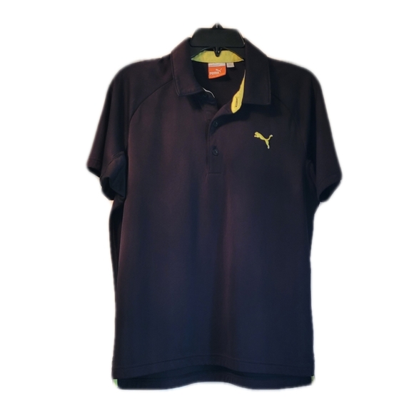 Puma Women's Golf Polo Shirt Size Small Black - Picture 2 of 7